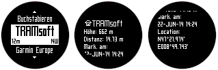 GARMIN fenix 2 Wegpunkt