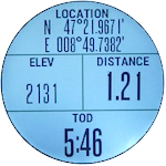 GARMIN fenix 3 - 4 data fields hiking