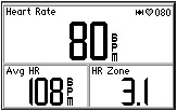 GARMIN Forerunner 305 heart rate