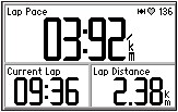 GARMIN Forerunner 305 lap