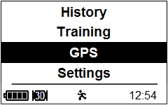 GARMIN Forerunner 310XT Menu