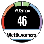 GARMIN Forerunner 620 - VO2max