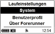 GARMIN Forerunner 910XT Einstellungen