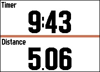 GARMIN Forerunner 920XT - 2 data fields