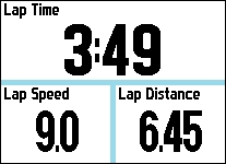 GARMIN Forerunner 920XT - 3 data fields