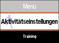 GARMIN Forerunner 920XT - Menu