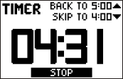 GARMIN Foretrex 301 Timer