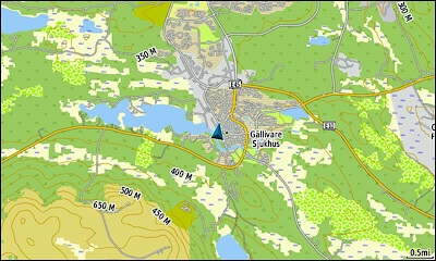 GARMIN GPSMAP 276Cx - Recreational Map of Europe - Gaellivare