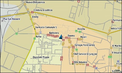 GARMIN GPSMAP 276Cx - Recreational Map of Europe - Pisa
