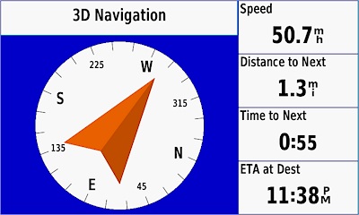 GARMIN GPSMAP 276Cx - Compass