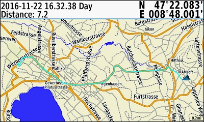 GARMIN GPSMAP 276Cx - Track - Map