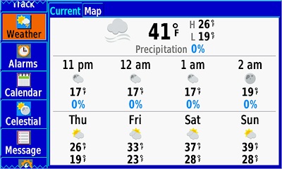 GARMIN GPSMAP 276Cx - Weather