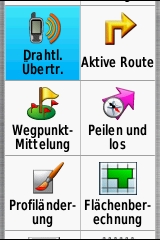 GARMIN GPSmap 62 / 62s / 62st Hauptmenu (2 von 4)