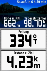 GARMIN GPSmap 62 / 62s / 62st Trip Computer mit grosser Schrift