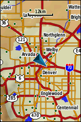 GARMIN GPSmap 64 / 64s / 64st - Base Map Example USA