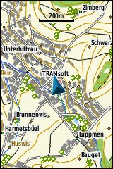 GARMIN GPSmap 64 / 64s / 64st - Topographic map of Switzerland, Vector Map Hittnau