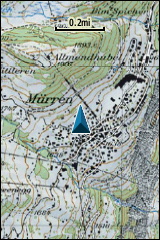 GARMIN GPSmap 64 / 64s / 64st - Topographic map of Switzerland, Pattern Map Muerren