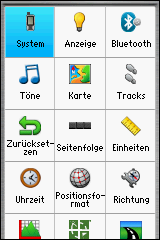 GARMIN GPSmap 64 / 64s / 64st - Einstellungen in alternativer Ansicht (1 von 2)