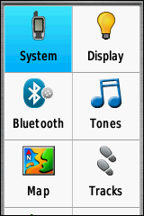 GARMIN GPSmap 64 / 64s / 64st - Settings in standard view