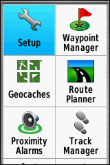 GARMIN GPSmap 64 / 64s / 64st - Main Menu (1 of 4)