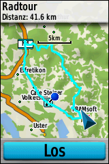 GARMIN GPSmap 64 / 64s / 64st - Zurueckgelegte Wegstrecke (Track)