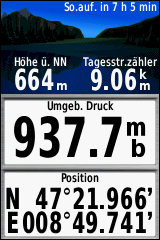 GARMIN GPSmap 64 / 64s / 64st - Trip Computer mit grosser Schrift