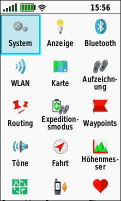 GARMIN GPSMAP 66s/st/sr/i - Einrichten (kleine Symbole, 1 von 2)