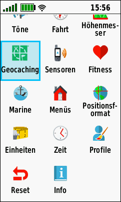 GARMIN GPSMAP 66s/st/sr/i - Einrichten (kleine Symbole, 2 von 2)
