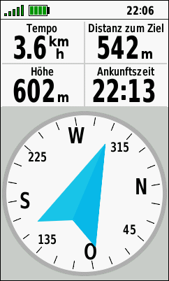 GARMIN GPSMAP 66s/st/sr/i - Kompass
