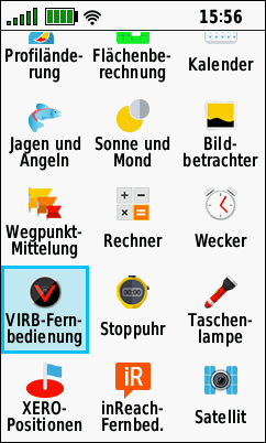 GARMIN GPSMAP 66s/st/sr/i - Hauptmenu (kleine Symbole, 3 von 3)