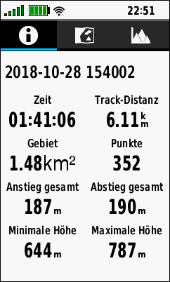 GARMIN GPSMAP 66s/st/sr/i - Track (Info)