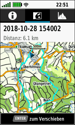 GARMIN GPSMAP 66s/st/sr/i - Track (Karte)