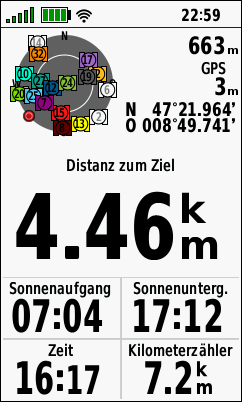 GARMIN GPSMAP 66s/st/sr/i - Trip Computer (gemischte Datenfelder)