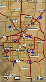 GARMIN Montana 600/650/650t - Base map example USA