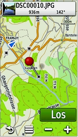 GARMIN Montana 600/650/650t - Foto mit Geotag