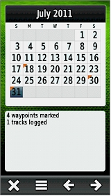 GARMIN Montana 600/650/650t - Calendar