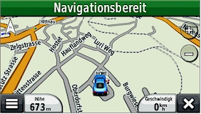 GARMIN Montana 600/650/650t - Karte im Tag-Modus