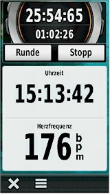 GARMIN Montana 600/650/650t - Trip Computer als Pulsmesser