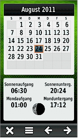 GARMIN Montana 600/650/650t - Sonne / Mond