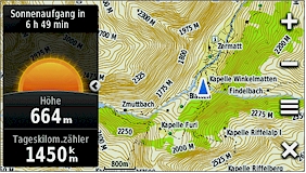 GARMIN Montana 650t - Topografische Europakarte, Zermatt