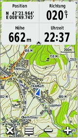 GARMIN Montana 600/650/650t - Topografische Karte der Schweiz mit Vektor-Darstellung