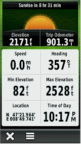 GARMIN Montana 600/650/650t - Trip computer with small fonts