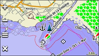 GARMIN Montana 610/680/680t - Canal de la Thielle am Neuenburgersee