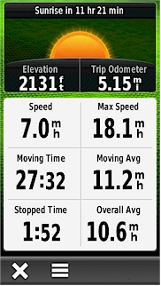 GARMIN Montana 610/680/680t - Trip computer with small fonts