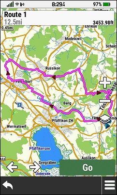 GARMIN Montana 700/700i/750i - Proposed route 1