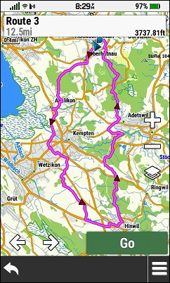 GARMIN Montana 700/700i/750i - Proposed route 3