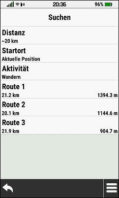 GARMIN Montana 700/700i/750i - Rundstrecken
