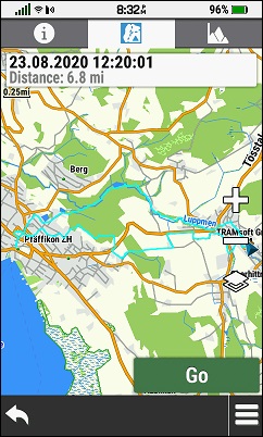 GARMIN Montana 700/700i/750i - Track Map