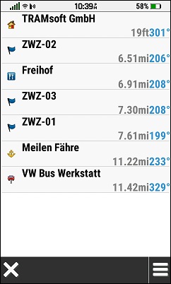 GARMIN Montana 700/700i/750i - Waypoint Manager