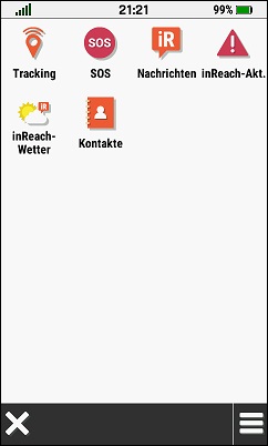 GARMIN Montana 700i/750i - inReach-Anwendungen